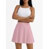 imageAUTOMET Womens Tennis Skirt with Shorts Underneath Flowy Mini Athletic Golf Skorts with Pockets 2025 Pleated Summer OutfitsPink
