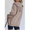 imageAUTOMET Womens Zip Up Hoodies Long Sleeve Fall Oversized Sweatshirts Fleece Y2K Jacket with Pockets 2025 Fashion ClothesCoffeegrey