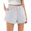 imageAUTOMET Womens Sweat Shorts Trendy Casual Athletic Running Summer Vacation Outfits Comfy 2025 Fashion Workout ClothingGrey