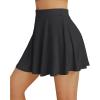 imageAUTOMET Womens Tennis Skirt with Shorts Underneath Flowy Mini Athletic Golf Skorts with Pockets 2025 Pleated Summer OutfitsBlack