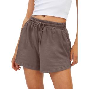 imageAUTOMET Womens Summer Shorts Casual Sweat Athletic Spring Outfits Beach Vacation Clothes Comfy Fall Fashion 2025Coffee