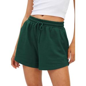 imageAUTOMET Womens Summer Shorts Casual Sweat Athletic Spring Outfits Beach Vacation Clothes Comfy Fall Fashion 2025Darkgreen