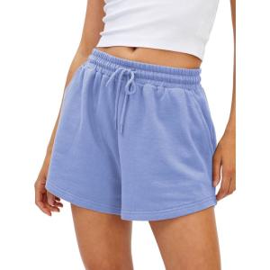 imageAUTOMET Womens Summer Shorts Casual Sweat Athletic Spring Outfits Beach Vacation Clothes Comfy Fall Fashion 2025Lightblue