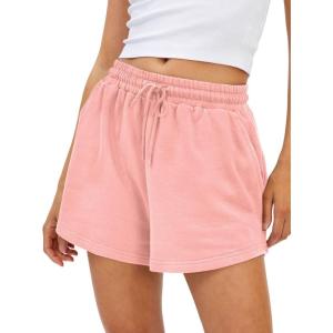 imageAUTOMET Womens Summer Shorts Casual Sweat Athletic Spring Outfits Beach Vacation Clothes Comfy Fall Fashion 2025Pink