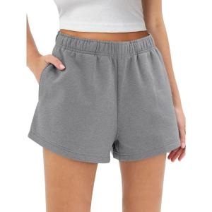 imageAUTOMET Womens Sweat Shorts Trendy Casual Athletic Running Summer Vacation Outfits Comfy 2025 Fashion Workout ClothingCharcoalgrey