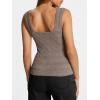 imageAUTOMET Women Tank Tops 2025 Summer Square Neck Crop Top Trendy Going Out Vacation Outfit Cami Sleeveless Y2k Clothes FashionCoffee
