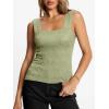 imageAUTOMET Women Tank Tops 2025 Summer Square Neck Crop Top Trendy Going Out Vacation Outfit Cami Sleeveless Y2k Clothes FashionGreen