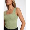 imageAUTOMET Women Tank Tops 2025 Summer Square Neck Crop Top Trendy Going Out Vacation Outfit Cami Sleeveless Y2k Clothes FashionGreen