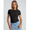 imageAUTOMET Womens Short Sleeve T Shirts Summer Crop Tops 2025 Going Out Basic Cute Tee Y2k Fitted Workout ClothesBlack