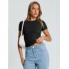 imageAUTOMET Womens Short Sleeve T Shirts Summer Crop Tops 2025 Going Out Basic Cute Tee Y2k Fitted Workout ClothesBlack