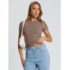 imageAUTOMET Womens Short Sleeve T Shirts Summer Crop Tops 2025 Going Out Basic Cute Tee Y2k Fitted Workout ClothesCoffee