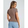 imageAUTOMET Womens Short Sleeve T Shirts Summer Crop Tops 2025 Going Out Basic Cute Tee Y2k Fitted Workout ClothesCoffee