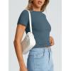 imageAUTOMET Womens Short Sleeve T Shirts Summer Crop Tops 2025 Going Out Basic Cute Tee Y2k Fitted Workout ClothesHazeblue