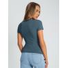 imageAUTOMET Womens Short Sleeve T Shirts Summer Crop Tops 2025 Going Out Basic Cute Tee Y2k Fitted Workout ClothesHazeblue