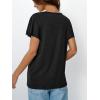 imageAUTOMET Womens Short Sleeve TShirts Dressy Casual Basic Ruffle Cute Summer Tops 2025 Spring Fashion ClothesBlack
