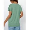 imageAUTOMET Womens Short Sleeve TShirts Dressy Casual Basic Ruffle Cute Summer Tops 2025 Spring Fashion ClothesGreen