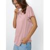imageAUTOMET Womens Short Sleeve TShirts Dressy Casual Basic Ruffle Cute Summer Tops 2025 Spring Fashion ClothesPink