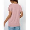 imageAUTOMET Womens Short Sleeve TShirts Dressy Casual Basic Ruffle Cute Summer Tops 2025 Spring Fashion ClothesPink