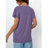 imageAUTOMET Womens Short Sleeve TShirts Dressy Casual Basic Ruffle Cute Summer Tops 2025 Spring Fashion ClothesPurple