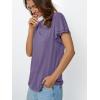 imageAUTOMET Womens Short Sleeve TShirts Dressy Casual Basic Ruffle Cute Summer Tops 2025 Spring Fashion ClothesPurple