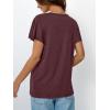 imageAUTOMET Womens Short Sleeve TShirts Dressy Casual Basic Ruffle Cute Summer Tops 2025 Spring Fashion ClothesWine Red