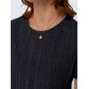 imageAUTOMET Short Sleeve Shirts for Women Summer Dressy Tops 2025 Trendy Crewneck Textured Top Casual TShirts Work OutfitsBlack