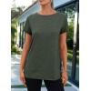 imageAUTOMET Summer Tops Women Spring Short Sleeve Shirts Beach Vacation Outfits Plus Size Workout Tshirts Casual Clothes 202502armygreen