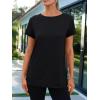 imageAUTOMET Summer Tops Women Spring Short Sleeve Shirts Beach Vacation Outfits Plus Size Workout Tshirts Casual Clothes 202502black