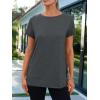 imageAUTOMET Summer Tops Women Spring Short Sleeve Shirts Beach Vacation Outfits Plus Size Workout Tshirts Casual Clothes 202502blackgrey