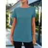 imageAUTOMET Summer Tops Women Spring Short Sleeve Shirts Beach Vacation Outfits Plus Size Workout Tshirts Casual Clothes 202502bluegreen