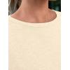 imageAUTOMET Summer Tops Women Spring Short Sleeve Shirts Beach Vacation Outfits Plus Size Workout Tshirts Casual Clothes 202502cream