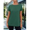 imageAUTOMET Summer Tops Women Spring Short Sleeve Shirts Beach Vacation Outfits Plus Size Workout Tshirts Casual Clothes 202502darkgreen