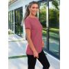 imageAUTOMET Summer Tops Women Spring Short Sleeve Shirts Beach Vacation Outfits Plus Size Workout Tshirts Casual Clothes 202502hotpink