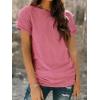 imageAUTOMET Summer Tops Women Spring Short Sleeve Shirts Beach Vacation Outfits Plus Size Workout Tshirts Casual Clothes 202502hotpink