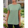 imageAUTOMET Summer Tops Women Spring Short Sleeve Shirts Beach Vacation Outfits Plus Size Workout Tshirts Casual Clothes 202502lightgreen