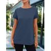 imageAUTOMET Summer Tops Women Spring Short Sleeve Shirts Beach Vacation Outfits Plus Size Workout Tshirts Casual Clothes 202502navy
