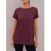 imageAUTOMET Summer Tops Women Spring Short Sleeve Shirts Beach Vacation Outfits Plus Size Workout Tshirts Casual Clothes 202502winered