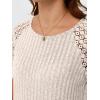 imageAUTOMET Womens Short Sleeve Sweater Crewneck Business Tops Dressy Casual Shirts Trendy Tunic Summer Clothes 2025Apricot