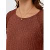 imageAUTOMET Womens Short Sleeve Sweater Crewneck Business Tops Dressy Casual Shirts Trendy Tunic Summer Clothes 2025Rust
