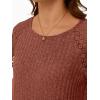 imageAUTOMET Womens Short Sleeve Sweater Crewneck Business Tops Dressy Casual Shirts Trendy Tunic Summer Clothes 2025Rust