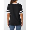 imageAUTOMET Womens Short Sleeve V Neck T Shirts Trendy Casual Spring Tops Summer Fashion Tees Basic ClothesBlack