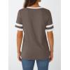 imageAUTOMET Womens Short Sleeve V Neck T Shirts Trendy Casual Spring Tops Summer Fashion Tees Basic ClothesCoffeegrey