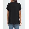 imageAUTOMET Womens Summer Tops Oversized Short Sleeve Business Casual T Shirts Trendy Fashion Clothes Spring Outfits 2025Black