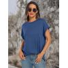 imageAUTOMET Womens Summer Tops Oversized Short Sleeve Business Casual T Shirts Trendy Fashion Clothes Spring Outfits 2025Blue