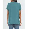 imageAUTOMET Womens Summer Tops Oversized Short Sleeve Business Casual T Shirts Trendy Fashion Clothes Spring Outfits 2025Blue Green