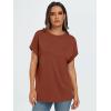 imageAUTOMET Womens Summer Tops Oversized Short Sleeve Business Casual T Shirts Trendy Fashion Clothes Spring Outfits 2025Brick Red