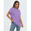 imageAUTOMET Womens Summer Tops Oversized Short Sleeve Business Casual T Shirts Trendy Fashion Clothes Spring Outfits 2025Lavender