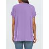 imageAUTOMET Womens Summer Tops Oversized Short Sleeve Business Casual T Shirts Trendy Fashion Clothes Spring Outfits 2025Lavender
