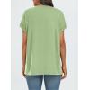 imageAUTOMET Womens Summer Tops Oversized Short Sleeve Business Casual T Shirts Trendy Fashion Clothes Spring Outfits 2025Light Green