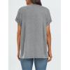 imageAUTOMET Womens Summer Tops Oversized Short Sleeve Business Casual T Shirts Trendy Fashion Clothes Spring Outfits 2025Light Grey